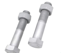 Hot dip galvanized outer hexagon photovoltaic power hot dip galvanized screw tower screw Dacromet bolt hot dip galvaniz