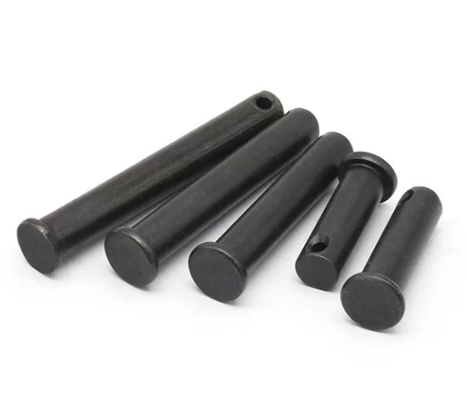 High strength flat head pin shaft with hole cylindrical head solid positioning pin shaft special shaped pin shaft bolt