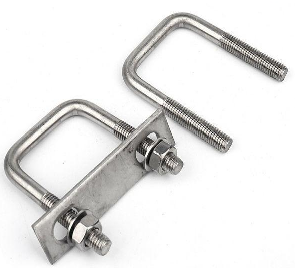 304 stainless steel U-shaped clamp bolt U-shaped screw saddle clamp U-shaped pipe clamp M6-M12 specifications are compl