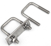 304 stainless steel U-shaped clamp bolt U-shaped screw saddle clamp U-shaped pipe clamp M6-M12 specifications are compl