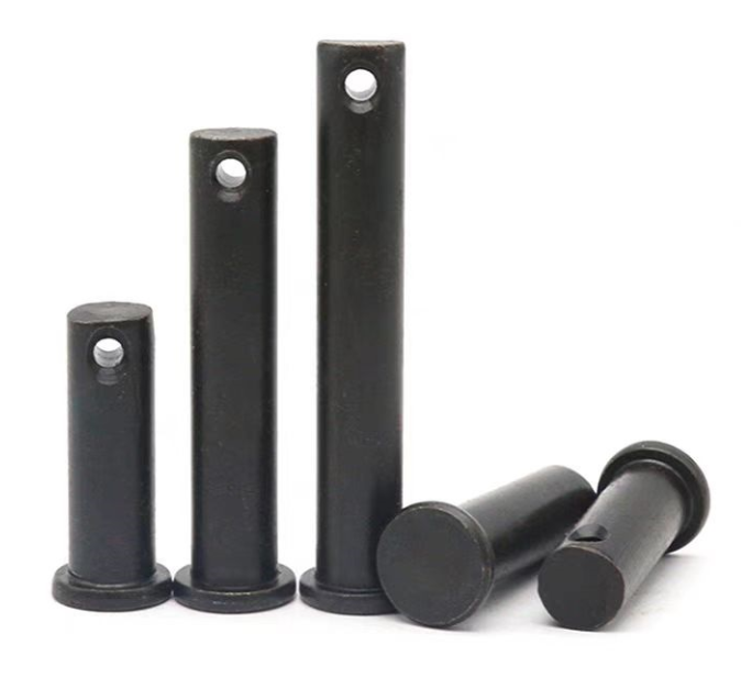 High strength flat head pin shaft with hole cylindrical head solid positioning pin shaft special shaped pin shaft bolt