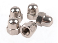 Cap shaped decoration with cap, female half circle ball head nut, stainless steel cap nut, spherical head nut, cap shap
