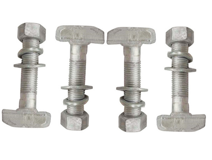 8.8t-slot screw toothed T-slot bolt hot dip galvanized hafen slot T-bolt