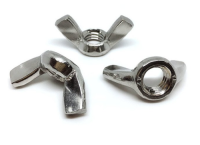 201/304 stainless steel hand twisted mother ingot nut, sheep horn butterfly mother butterfly nut, butterfly shaped nut