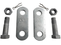 Hot dip galvanized parallel hanging plate P-12 P-7 double eye connection cable power fittings