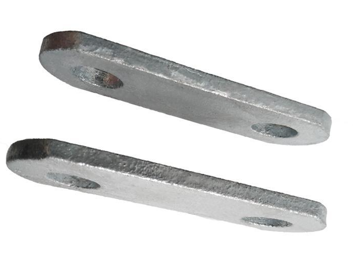 Hot dip galvanized parallel hanging plate P-12 P-7 double eye connection cable power fittings