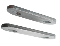 Hot dip galvanized parallel hanging plate P-12 P-7 double eye connection cable power fittings
