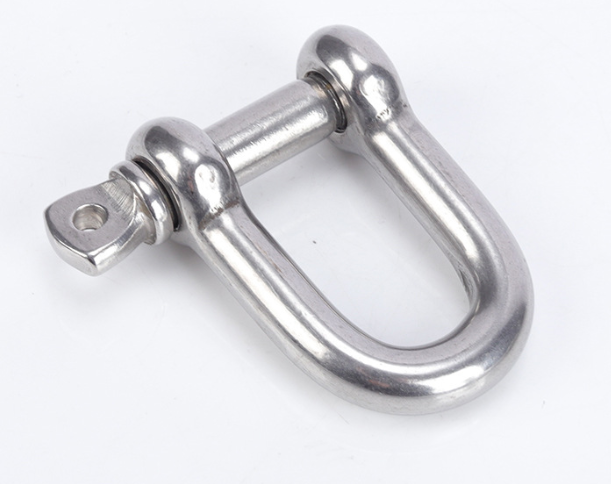 304 stainless steel D-type release buckle U-shaped release buckle bow ring lifting ring lifting lug D-shaped marine con