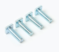 Square head bolt, square flat head screw, automotive bolt connector, T-shaped screw, non-standard hardware customizatio