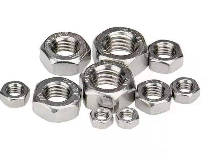 304 stainless steel hex nut A2-70 DIN934
