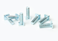 Square head bolt, square flat head screw, automotive bolt connector, T-shaped screw, non-standard hardware customizatio