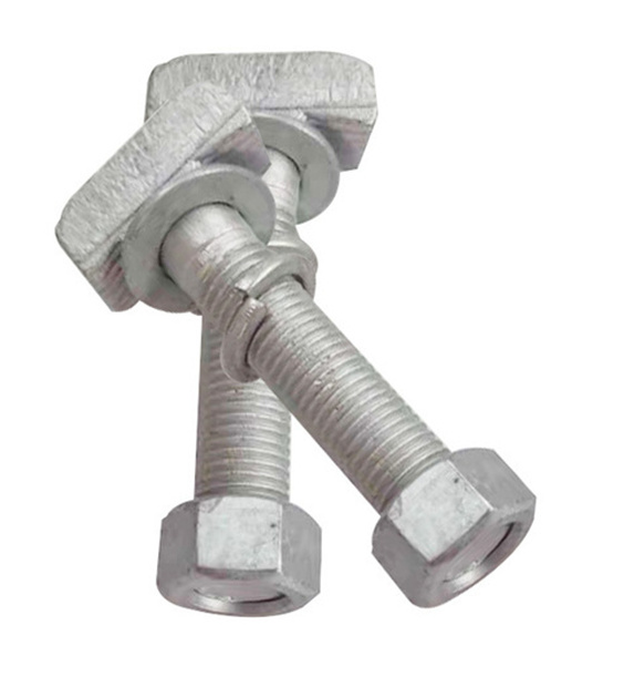 8.8t-slot screw toothed T-slot bolt hot dip galvanized hafen slot T-bolt