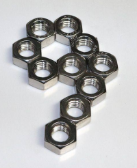 304 stainless steel hex nut A2-70 DIN934