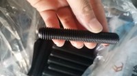 High strength double head bolt grade 8.8 through thread stud grade 12.9 blackened full thread rod grade 10.9 full threa