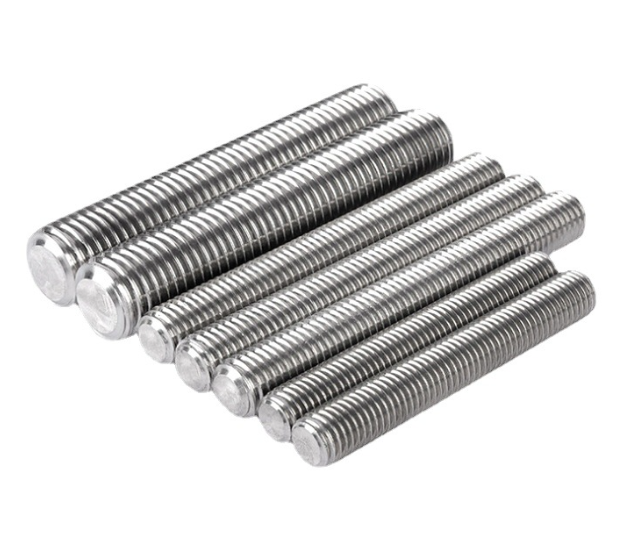304/201/316 stainless steel 1-meter thread bar screw, fully threaded threaded threaded threaded stud screw