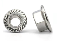 304 stainless steel fasteners, bolts, flange nuts, DIN6923 anti slip nuts