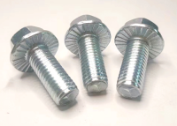 8.8-10.9-12.9 grade, high-strength color zinc plated flange bolt, stainless steel hexagonal screw, high-strength anti s