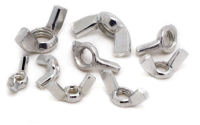 201/304 stainless steel hand twisted mother ingot nut, sheep horn butterfly mother butterfly nut, butterfly shaped nut