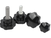 Carbon steel stainless steel plum blossom handle screw star shaped hand twisted rubber head with handle bolt plastic tw