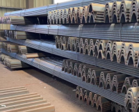 Hot rolled Q235 material for 18kg U-shaped steel mine roadway support has high deformation resistance and strength. The