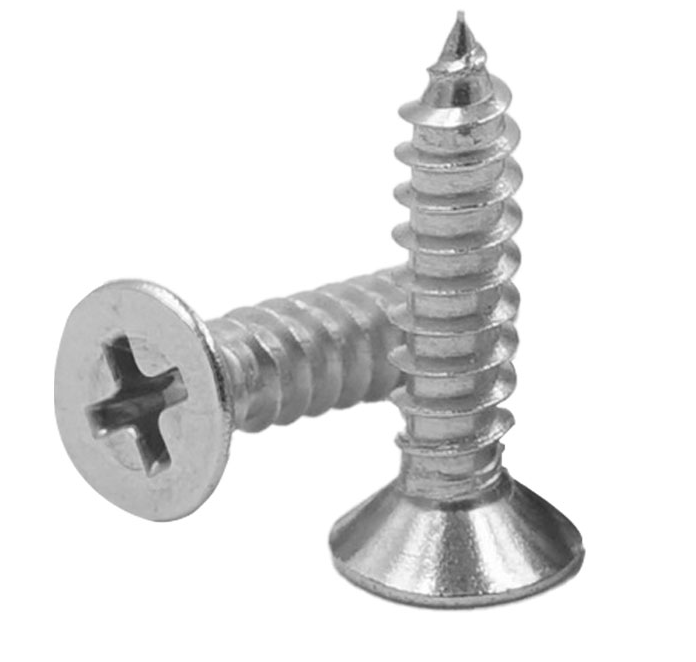 High strength galvanized cross groove countersunk head self tapping screw, stainless steel self tapping, cross dovetail