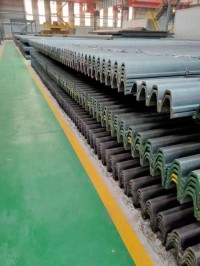 Hot rolled Q235 material for 18kg U-shaped steel mine roadway support has high deformation resistance and strength. The