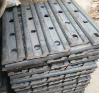 Q235 material fishplate mining track clamp stock rail connection accessories, coal mine track fishplate, fishplate trac