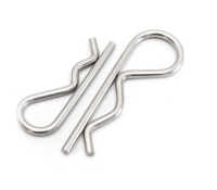 Stainless steel R-type spring pin with open mouth and B-type elastic open mouth pin, 304 open B-type wave pin with clos