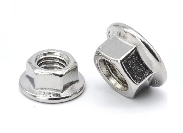 304 stainless steel fasteners, bolts, flange nuts, DIN6923 anti slip nuts