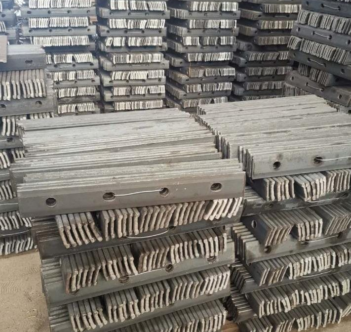 Q235 material fishplate mining track clamp stock rail connection accessories, coal mine track fishplate, fishplate trac