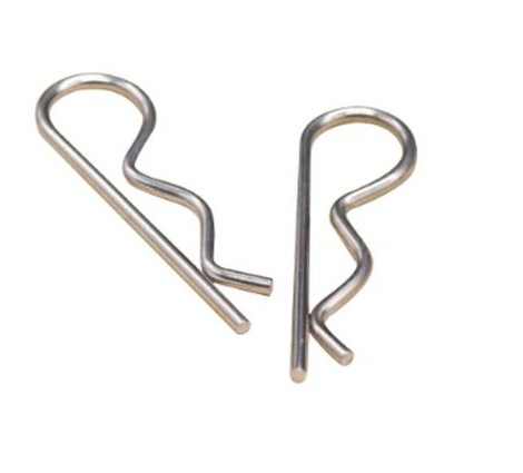 Stainless steel R-type spring pin with open mouth and B-type elastic open mouth pin, 304 open B-type wave pin with clos
