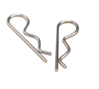 Stainless steel R-type spring pin with open mouth and B-type elastic open mouth pin, 304 open B-type wave pin with clos