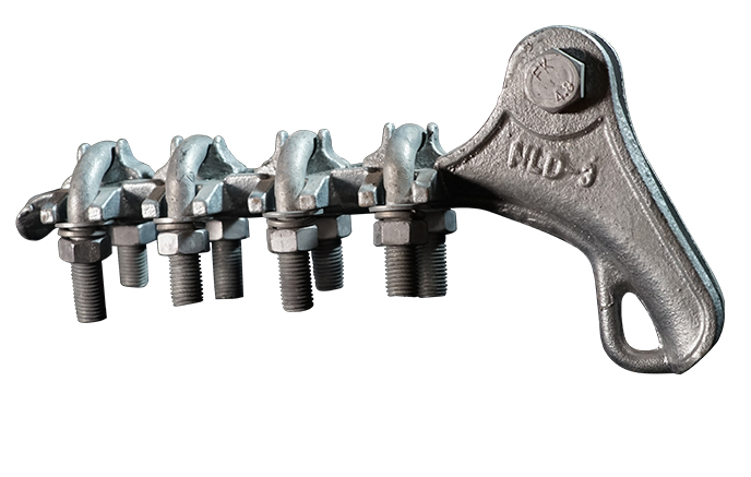 Aluminum alloy tension clamp NLL-1-2-3 optical cable pre twisted insulation tension clamp wire overhead communication l