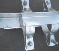 Electric pole cross arm angle steel cross arm power iron accessories, power engineering bolts, hot-dip galvanized