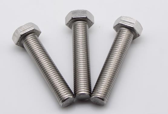 Stainless steel hexagonal bolt high-strength screw nut M8 201 304 316 DIN933 hexagonal head full tooth screw can be cus