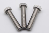 Stainless steel hexagonal bolt high-strength screw nut M8 201 304 316 DIN933 hexagonal head full tooth screw can be cus
