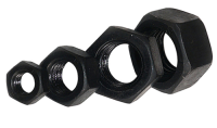 Hex nut hex nut high strength grade 8.8 external hex screw cap blackening heat treatment tempered hex thickened enlarge