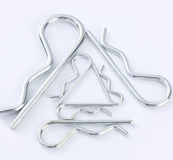 Stainless steel R-type spring pin with open mouth and B-type elastic open mouth pin, 304 open B-type wave pin with clos