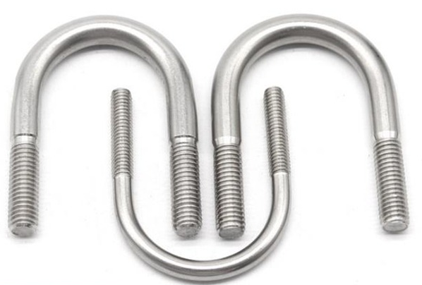 304 stainless steel U-shaped clamp bolt U-shaped screw saddle clamp U-shaped pipe clamp M6-M12 specifications are compl