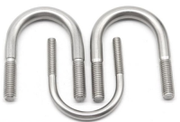 304 stainless steel U-shaped clamp bolt U-shaped screw saddle clamp U-shaped pipe clamp M6-M12 specifications are compl