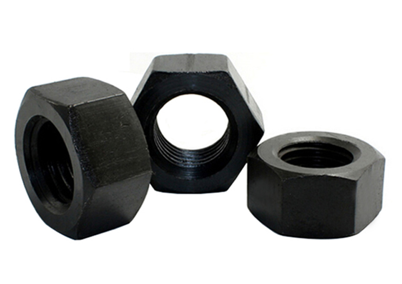 Hex nut hex nut high strength grade 8.8 external hex screw cap blackening heat treatment tempered hex thickened enlarge
