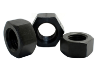 Hex nut hex nut high strength grade 8.8 external hex screw cap blackening heat treatment tempered hex thickened enlarge