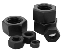 Hex nut hex nut high strength grade 8.8 external hex screw cap blackening heat treatment tempered hex thickened enlarge