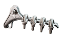 Aluminum alloy tension clamp NLL-1-2-3 optical cable pre twisted insulation tension clamp wire overhead communication l
