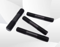 High strength double head bolt grade 8.8 through thread stud grade 12.9 blackened full thread rod grade 10.9 full threa
